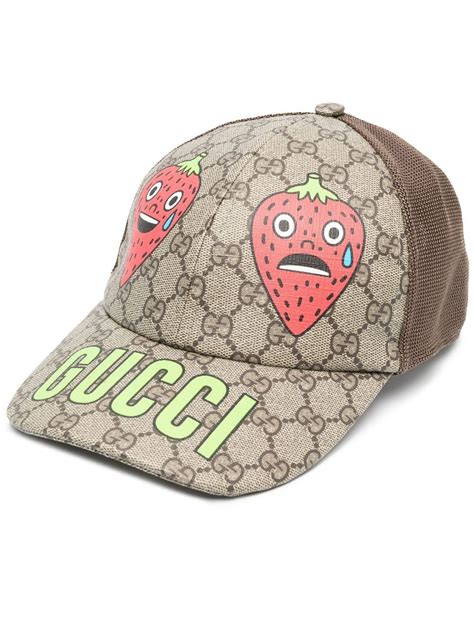 strawberry gucci cap|palace x gucci hats.